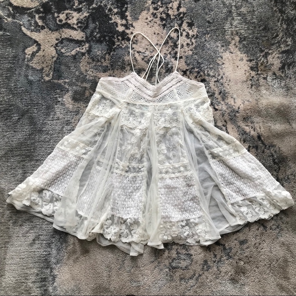 Kimchi Blue Lace Racer Back Top